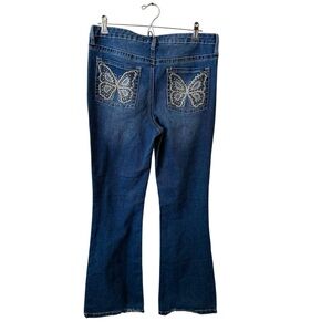 Rue21 Embellished Butterfly Flare Jeans 
Size 14